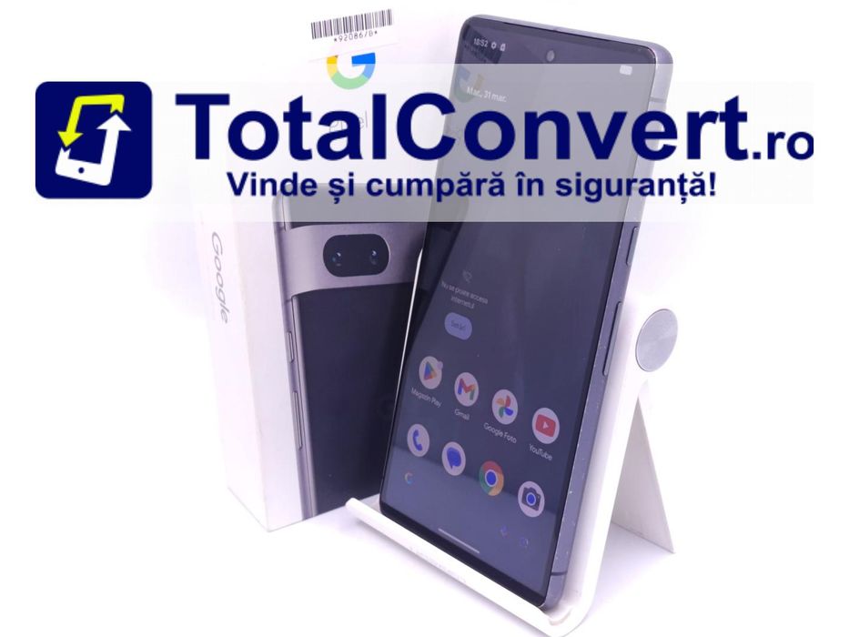 Google Pixel 7 128GB Obsidian 8GB Single, Garantie 24 luni | #D92086