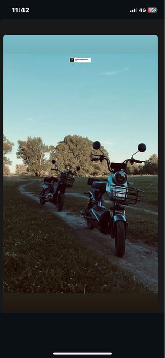 Электроскутер электровелик