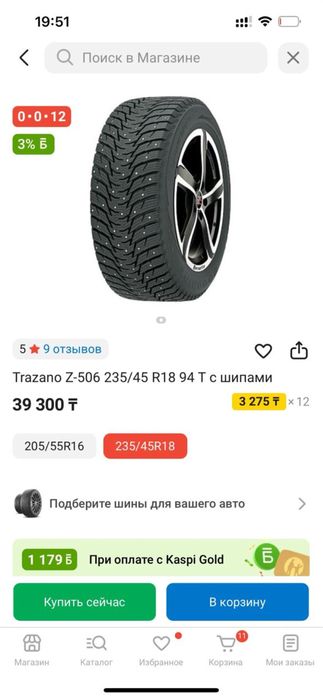 Зимние шипованные шины