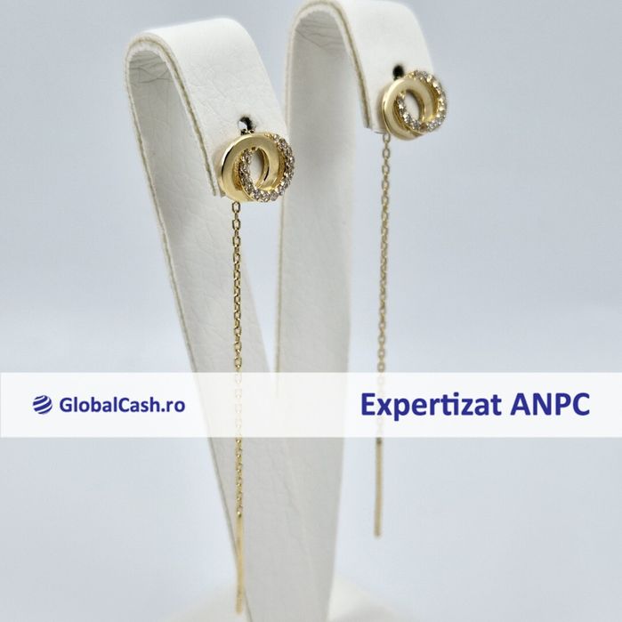 Cercei din aur de 14k, 1.37g | GlobalCash.ro #MI116812