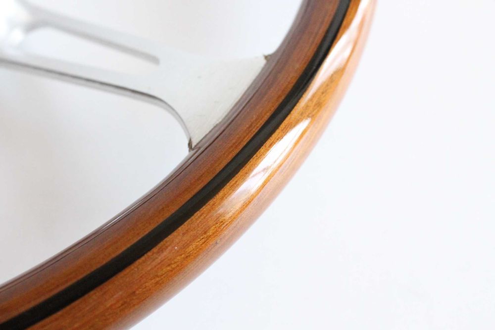 Волан + Фланец Дървен 38см за Мерцедес 124 190 W126 W123 Mercedes W124