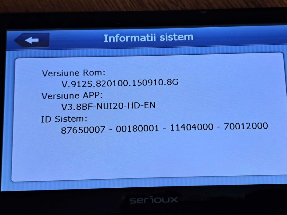 Navigator ,GPS ,utilitare,camioane SERIOUX