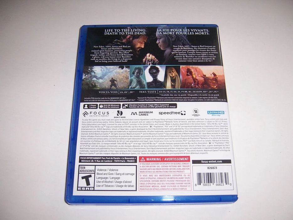 Banishers диск для playstation