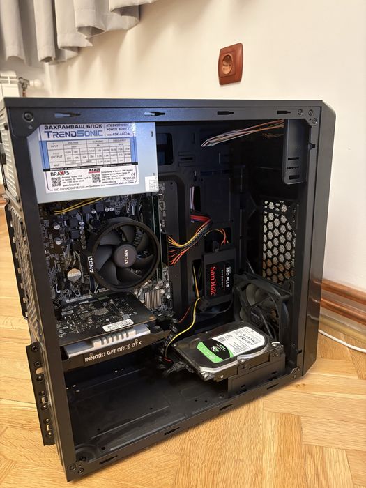 Геймърски компютьр Ryzen 5 / GTX 1650 4GB / 16GB RAM