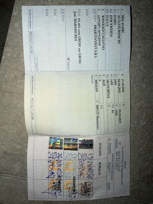 De vanzare Ford Focus  scurt 2016.