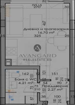 оф.20503 Едностаен Кючук Париж
