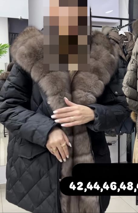 Куртка с мехом песец