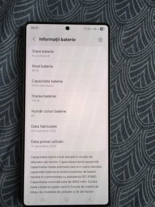 Se vinde Samsung S25 Ultra gray cu garantie