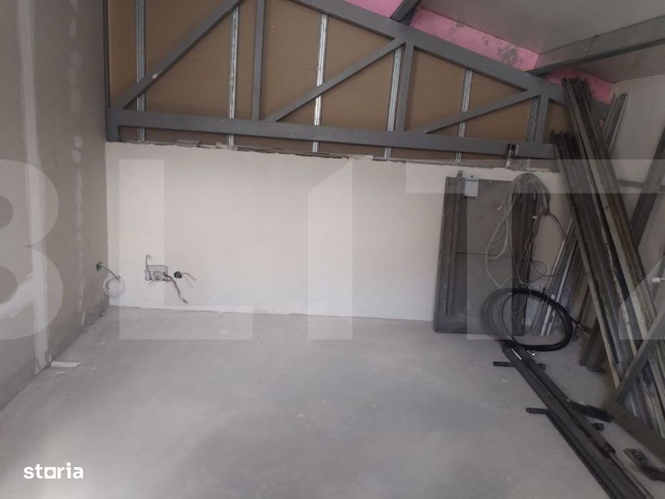 Hala industriala noua, 300 mp utili +  curte betonata – Catamarasti