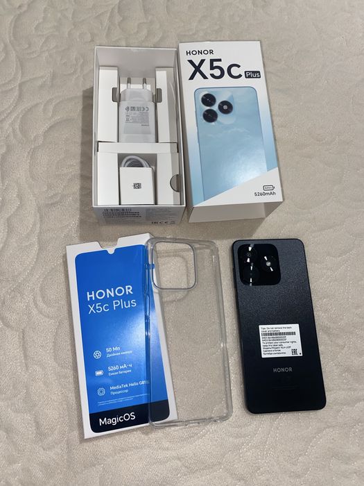 Продам Honor X5c Plus в черном цвете