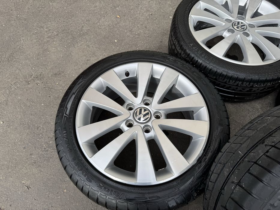 Jante aliaj originale vw pe 17 passat golf touran jetta  225 45 vara