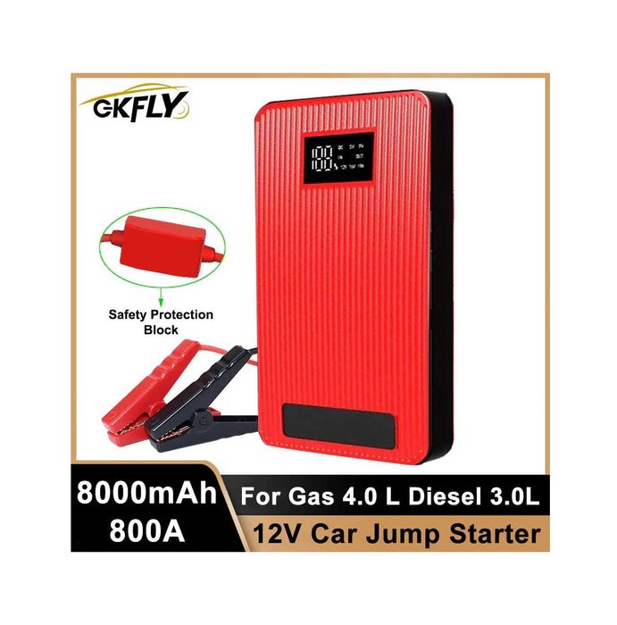 Авто-пусковое устройство 12В/8000мАч. Внешний аккумулятор  с экраном.