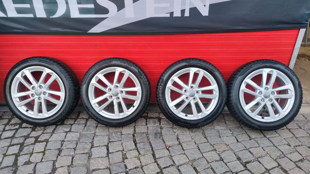 Оригинални джанти за Ауди 17 5 112 зимни гуми 205 50 17 Pirelli