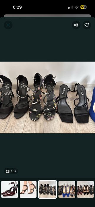 Токчета Zara, Mango, Misguided