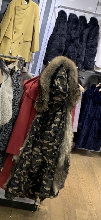 Парка на зиму натуральная