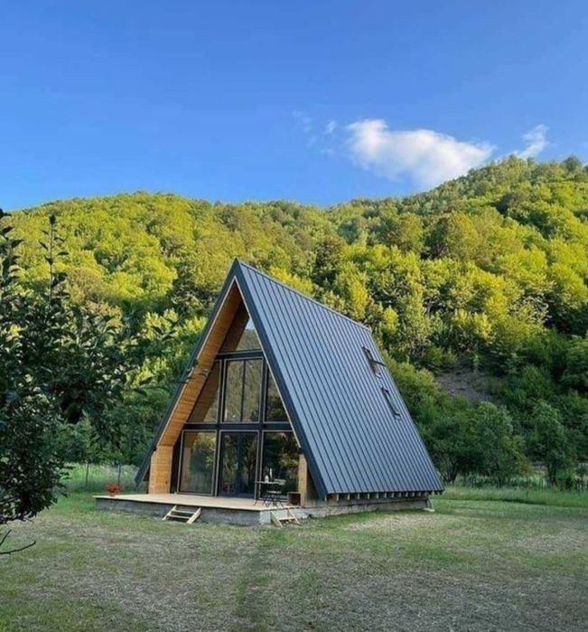 Vand cabane tip A frame
