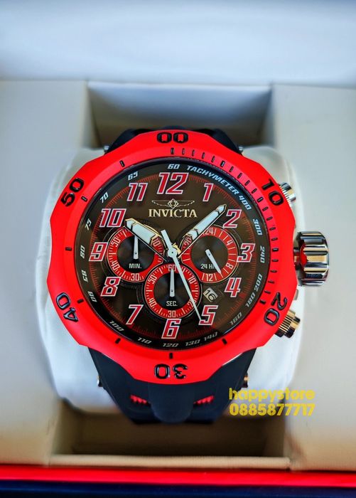 INVICTA Hydra Red 52 mm, Инвикта нов ръчен часовник