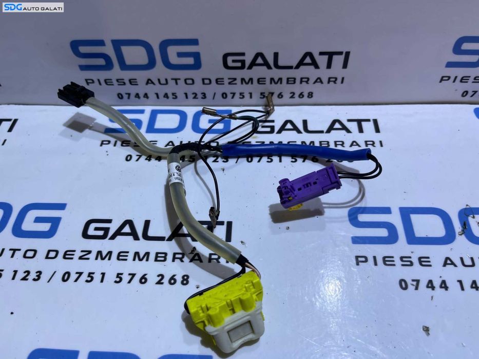 Cablaj Instalatie Electrica Airbag Volan Multifunctional Comenzi VW Golf 5 2004 - 2008 Cod 1K0971584C [B3995]