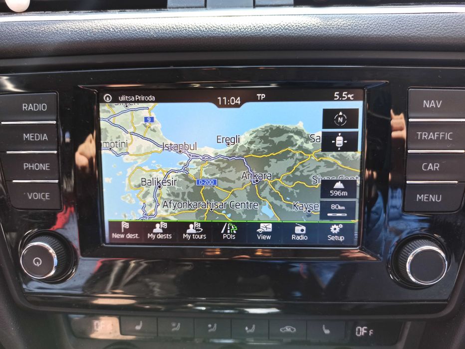 2026 карта за навигация Шкода SD карта 32GB Skoda Amundsen ъпдейт BG