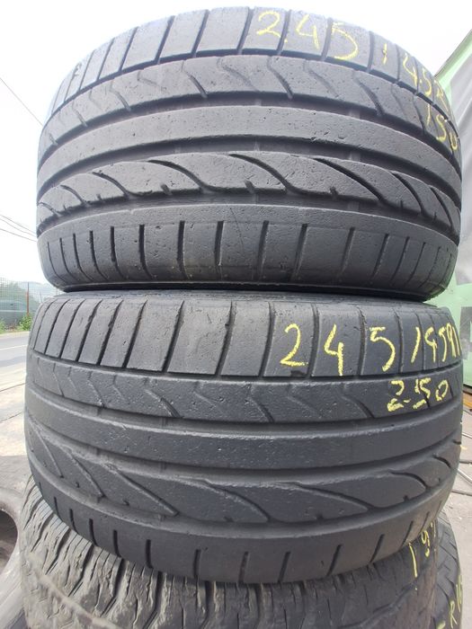2 anvelope vara 245/45r18 Bridgestone rft runflat Montaj Gratuit