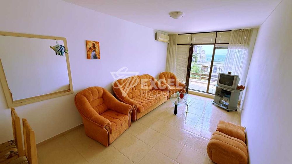 Първа линия!! Гледка море!! Двустаен в Свети Влас, комплекс Долче Вита