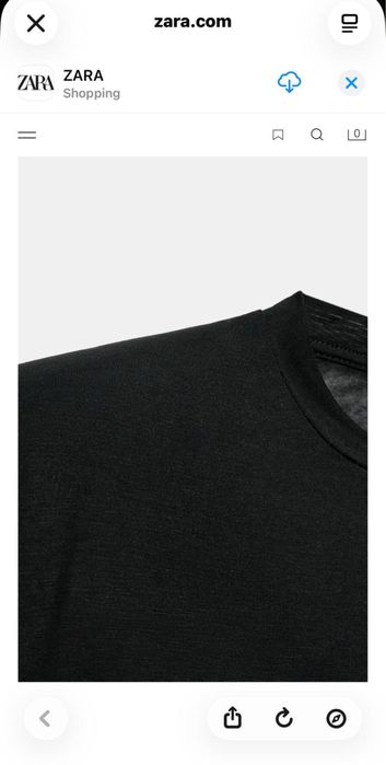 Футболка оверсайз zara