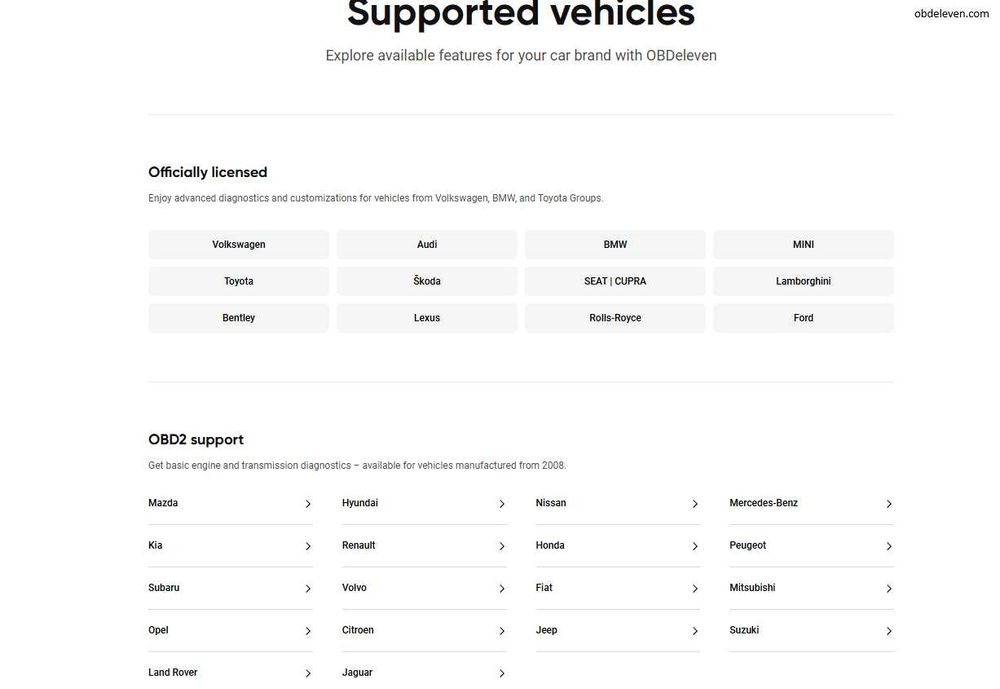 Diagnoza, stergere erori, activari OBD Eleven VW, Audi, Skoda, etc