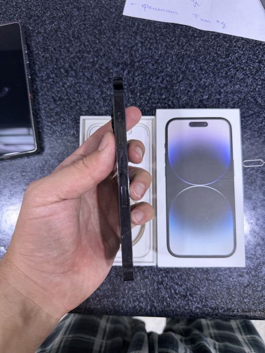 iphone 14 pro pamit 128g holati yahwi karopka dak bor oqip tel qlila