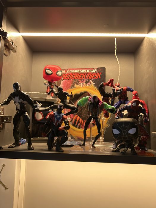 Фигурки marvel tmnt fnaf spider man человек паук