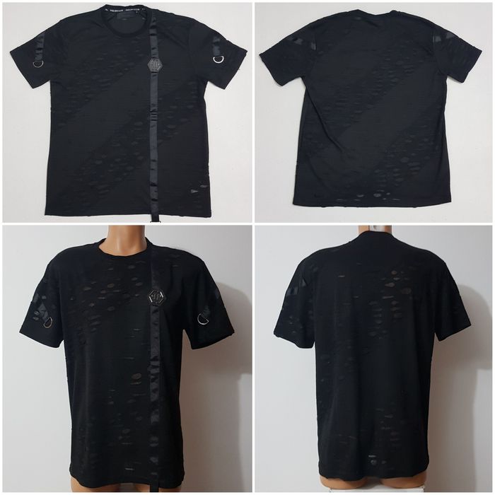 Tricou Philipp Plein, Bumbac 100 %, autentic, măsura XL ptr. bărbați