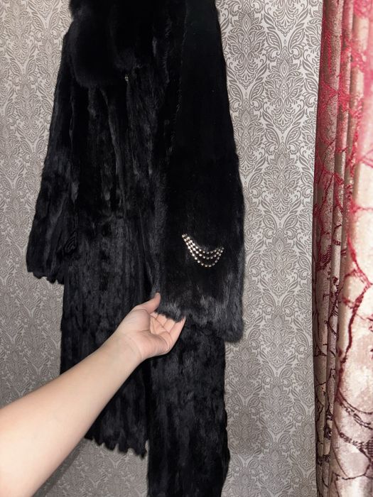 шуба из шерсти кролика