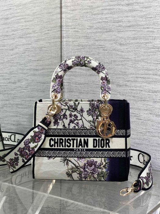 Geanta Christian Dior Lady Jacquard