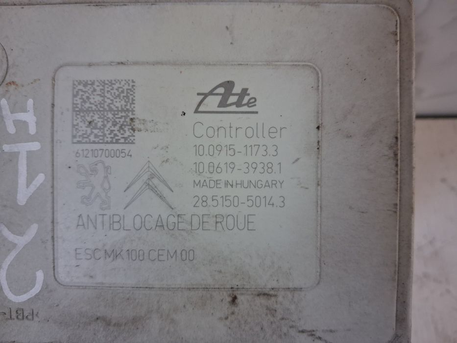 ABS блок Peugeot 208 1.4hdi 2012г.
