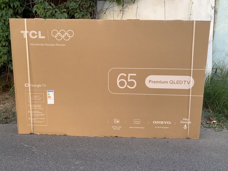 Телевизор TCL QLED 4K GoogleTV Smart