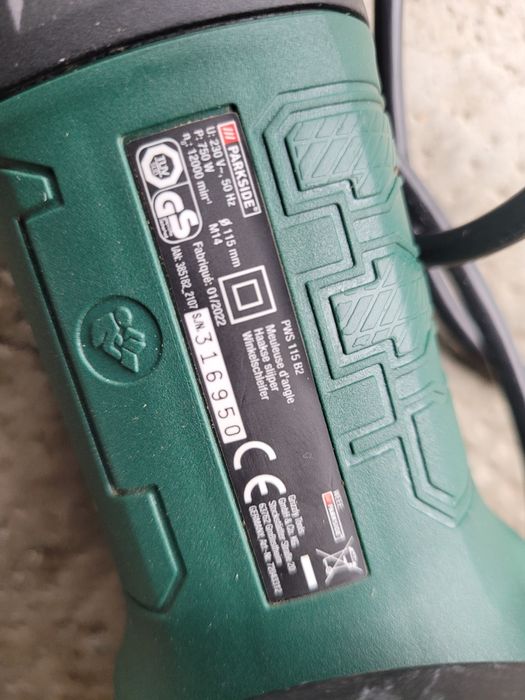 Polizor Parkside pws 115 b2