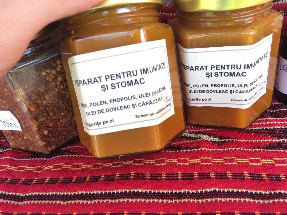 Miere Salcâm / Polifora / Tei / Rapița / Floarea soarelui / Propolis