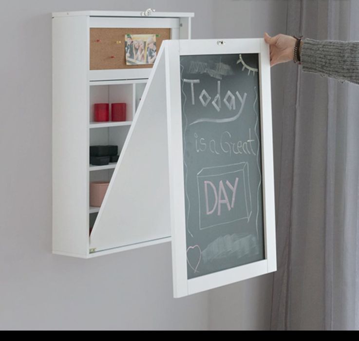 Сгъваемо бюро с черна дъска