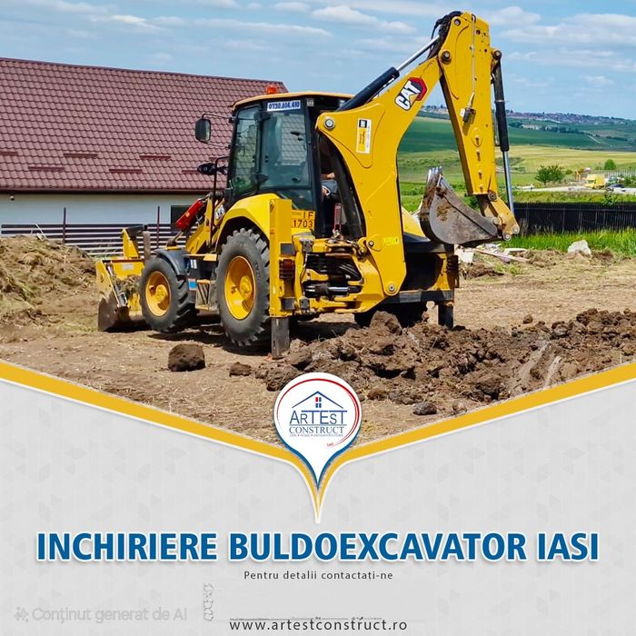 Inchirez Buldoexcavator, excavator, buldo, miniexcavator