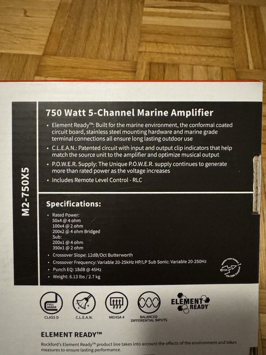 Amplificator auto Rockfosgate NOU!