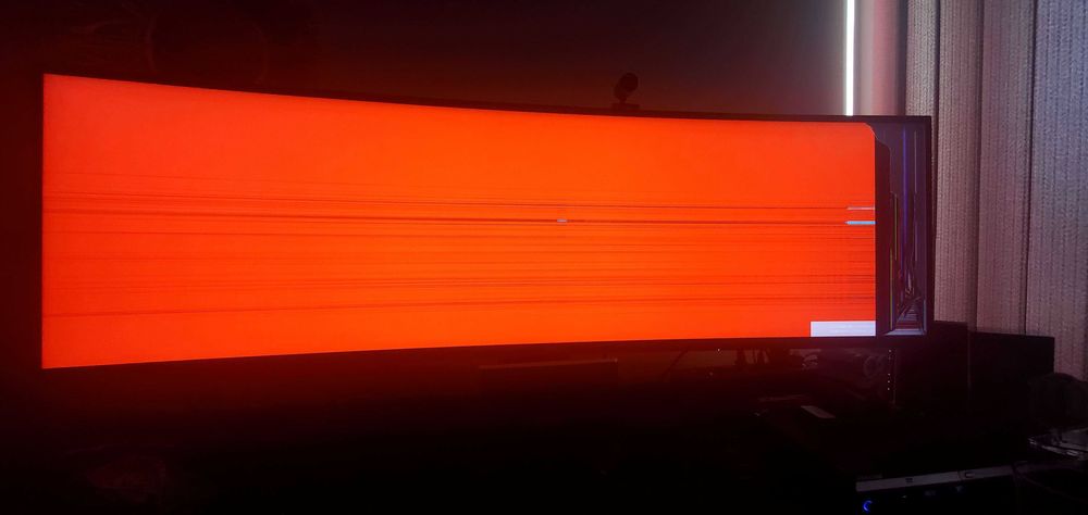 Dell UltraSharp 49 Curved USB-C Hub Monitor - U4924DW - за части или ремонт