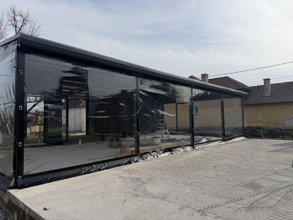 Ветроупорни завеси,тенти сенници къмпинг барбекю винил  ветробрани