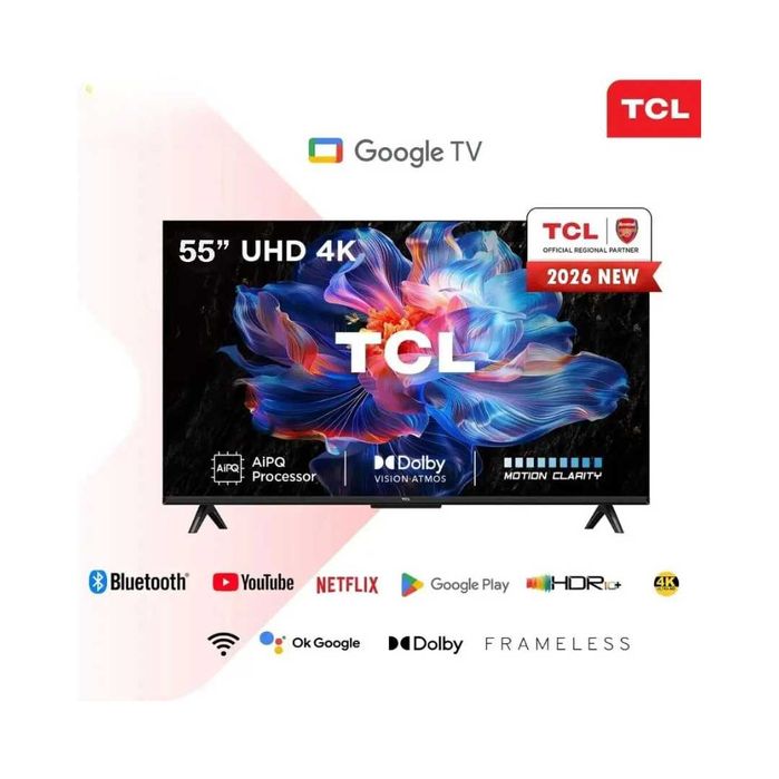 ТВ TCL 55T6D QLED 120HZ 4K Smart TV (2026 Model)  OPTOM Телевизор