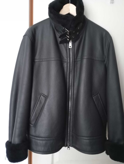 Geaca tip cojoc Shearling original Made in Italy noua