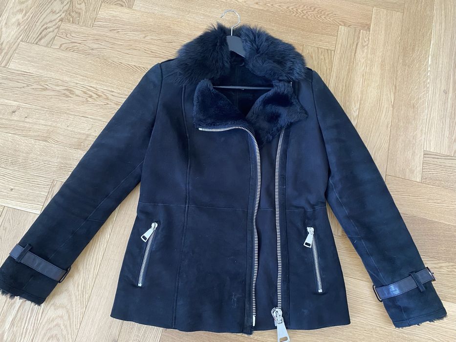 Натуральная дубленка-авиатор