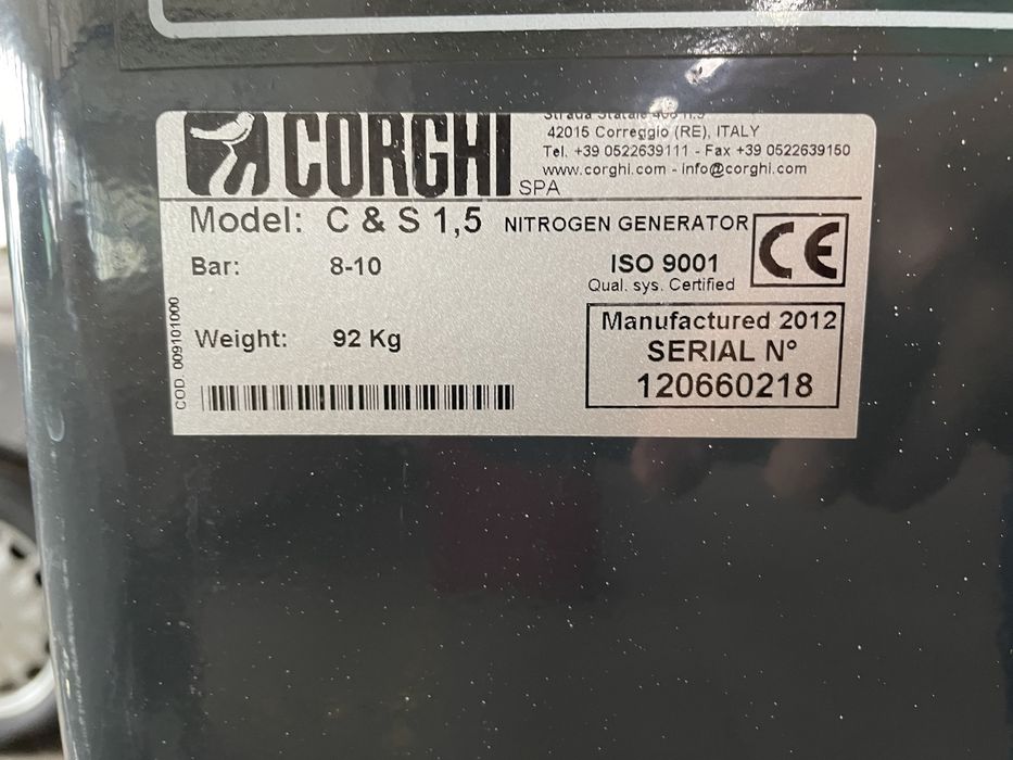 Генераторы азота CORGHI C& S 1, 5