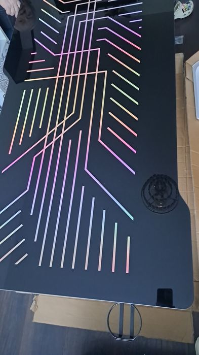 Birou gaming Delaco RGB