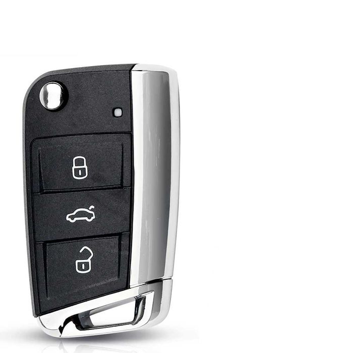 Кутийка за сгъваем автоключ за VW Golf Mk7 хром!