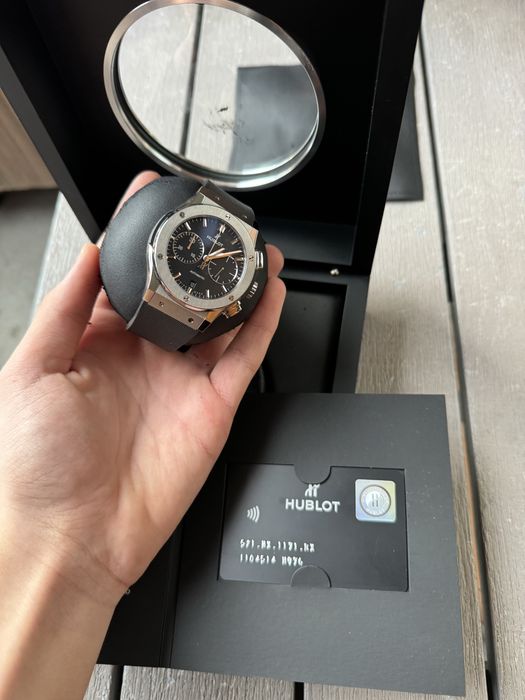 Hublot chronograph titanium 45mm full ceramic