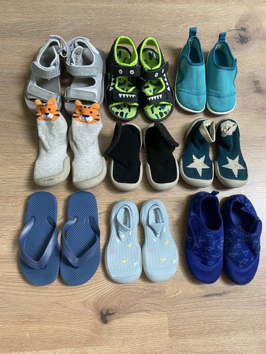 Șlapi, sandale, adidași, pantofi sport, mărimi 25-28