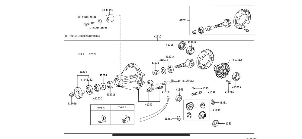 Coroana pinion hilux 43x11